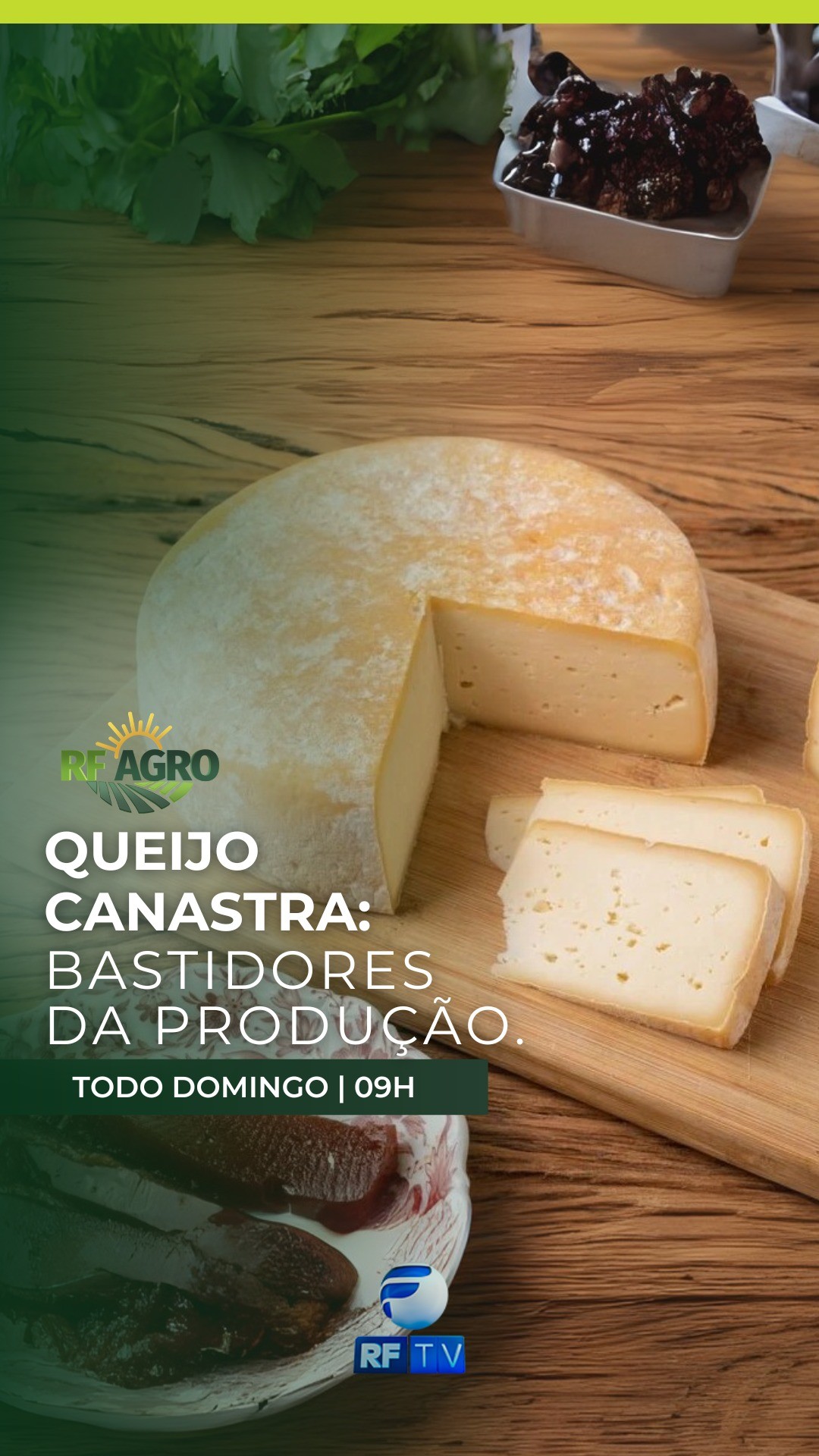 🌾 Domingo é dia de RF Agro na RFTV!
No programa desta semana, você vai conhecer de perto os bastidores da produção do tradicional queijo minas artesanal — um verdadeiro patrimônio da nossa cultura e do campo!
E tem muito mais: as principais notícias do agronegócio, dicas, curiosidades e tudo o que movimenta o setor que alimenta e impulsiona o Brasil.
📆 Neste domingo, às 9h da manhã, Juliana de Paula te espera na tela da RFTV com informação de qualidade direto do campo pra sua casa!
#RFAgro #AgroÉTudo #QueijoMinas #AgroBrasileiro #Campo #RFTV #JulianaDePaula