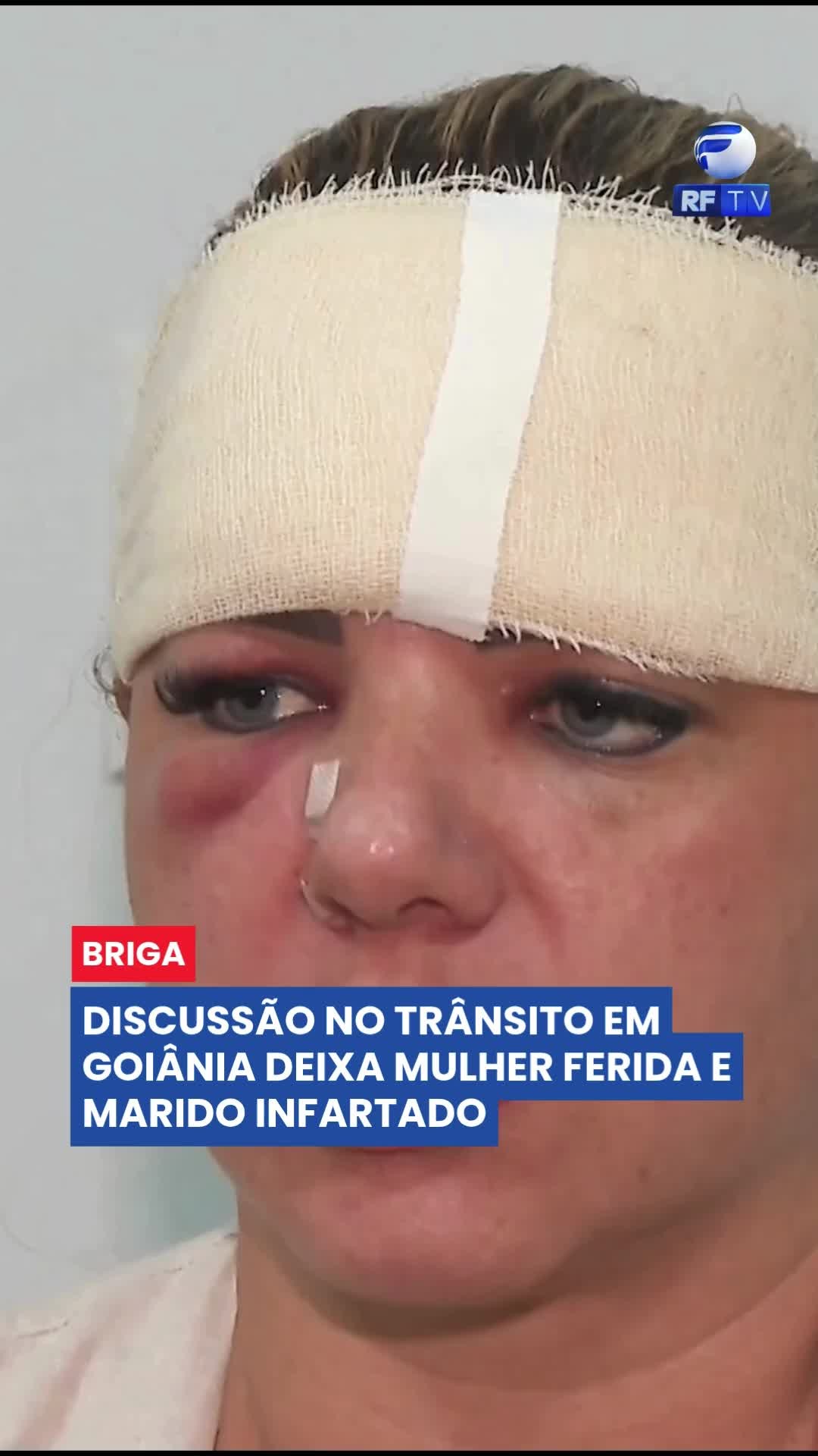🚨 Briga de trânsito em Goiânia termina com casal hospitalizado
Um motorista, irritado com uma buzinada, desceu do carro e arremessou uma pedra contra outro veículo. A pedra atingiu o rosto de uma mulher, que precisou levar 10 pontos e segue em observação por possíveis complicações médicas.
O marido, ao levá-la ao hospital, sofreu um infarto e também precisou ser internado.
O casal registrou boletim de ocorrência e pretende processar o agressor por danos físicos, materiais e morais.
⚠️ Um momento de fúria que quase terminou em tragédia.
#ViolênciaNoTrânsito #Goiânia #Justiça #RFTV #Segurança #NotíciaUrgente