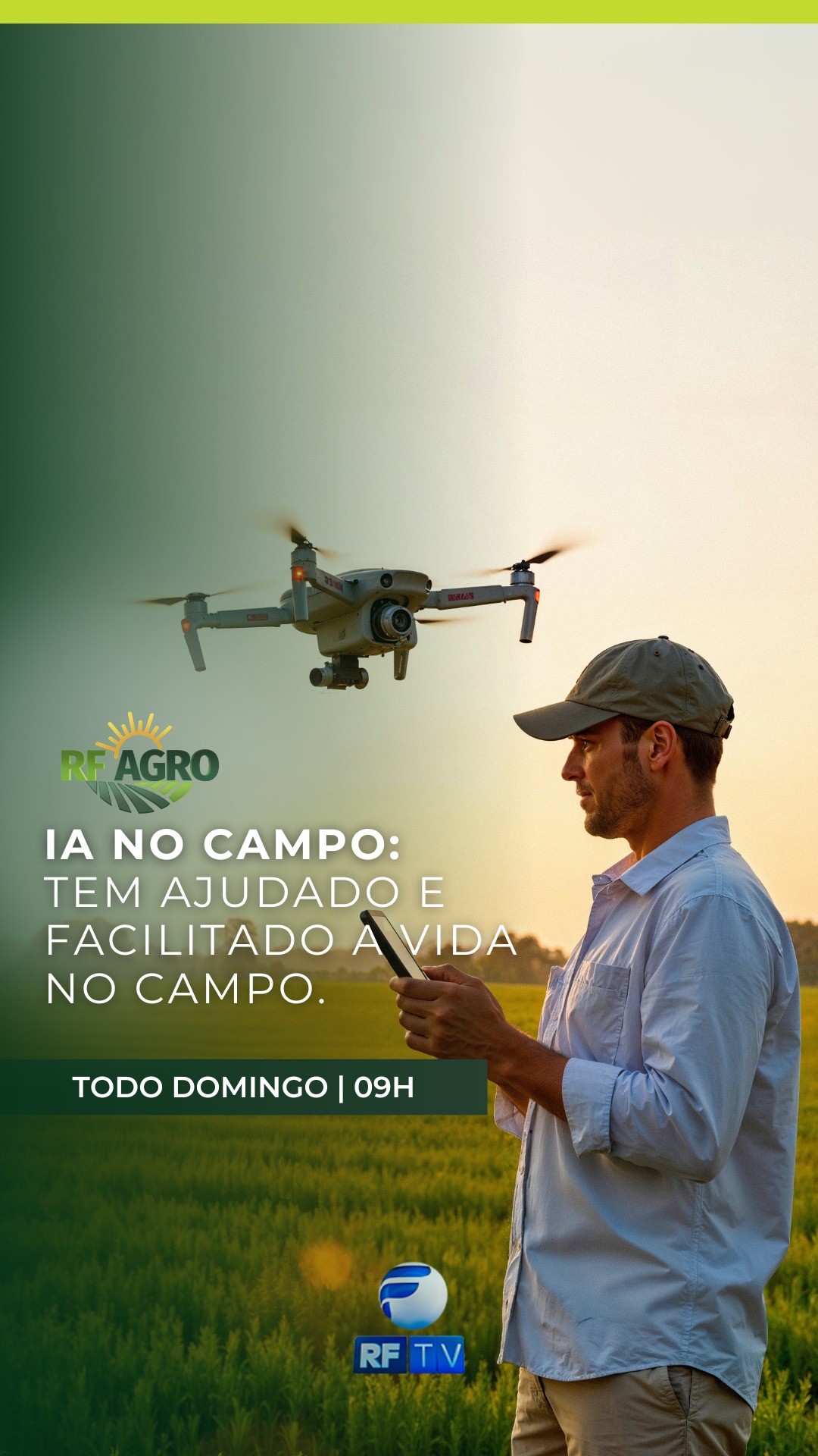 🌾 Neste domingo, no RF Agro, você vai ver como a Inteligência Artificial está transformando o trabalho no campo! 🚜💡
Tecnologia, inovação e produtividade caminhando lado a lado com o agronegócio. Descubra como o futuro já chegou para quem vive da terra!
Essas e outras notícias do campo você acompanha em primeira mão, aqui na RFTV.
📺 RF Agro — Todo domingo, às 9h da manhã
👩🌾 Com apresentação de Juliana de Paula
Te esperamos!
#RFAgro #RFTV #AgroÉTech #AgroÉTudo #TecnologiaNoCampo #InteligenciaArtificial #AgroInovação #DomingoRural #JulianaDePaula