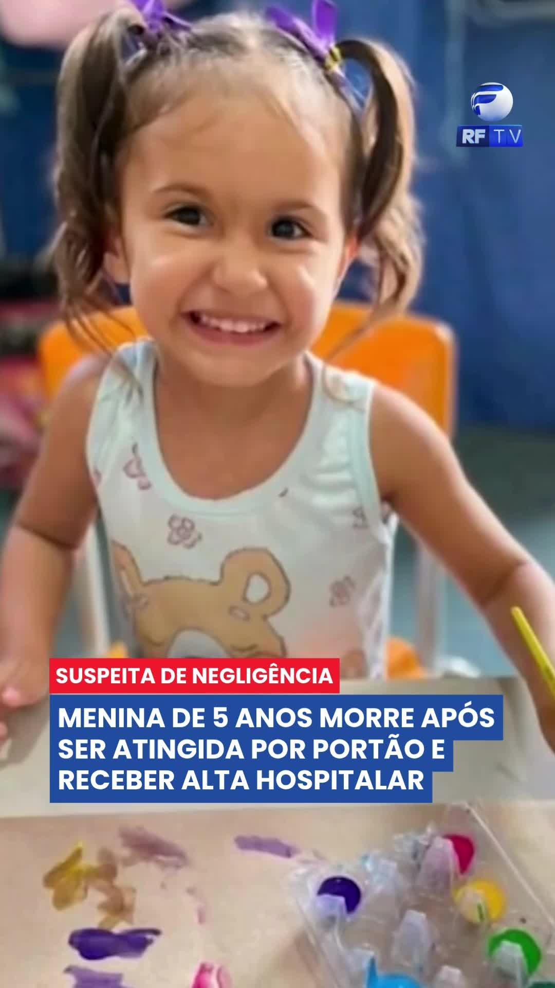 A Polícia Civil investiga uma possível negligência médica e omissão de socorro no caso da pequena Sophie Emanuelle Viana Rochete, de apenas 5 anos, que morreu após ser liberada duas vezes da Santa Casa de Campo Grande.
A menina havia sofrido um acidente doméstico no dia 25 de maio, quando um portão caiu sobre sua cabeça enquanto ela brincava com outras crianças em casa, no bairro Jardim Aeroporto.
Mesmo com os sintomas, a família levou Sophie ao hospital duas vezes, mas ela foi liberada. Pouco tempo depois, a criança não resistiu.
A polícia agora apura a conduta médica e as circunstâncias do atendimento prestado. A dor da família é imensa — e agora, buscam por justiça.
#JustiçaPorSophie #NegligênciaMédica #CampoGrandeMS #SantaCasa #Tragédia #OmissãoDeSocorro #PolíciaCivil