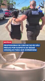 🚨 Professoras são presas suspeitas de sedar crianças em creche

Duas professoras de uma creche particular em Alvorada, na Região Metropolitana de Porto Alegre, foram presas preventivamente nesta terça-feira (3). Uma delas foi detida no próprio município e a outra em Canoas.

As duas mulheres eram responsáveis pela administração do espaço e cuidavam diretamente de crianças entre dois e cinco anos.

De acordo com o Ministério Público do Rio Grande do Sul, as investigadas são suspeitas de dar medicamentos às crianças para que dormissem ou ficassem mais calmas, com o objetivo de “facilitar o trabalho” na rotina escolar. Além disso, elas também são investigadas por possíveis agressões físicas e psicológicas contra os alunos.

O caso segue sob investigação.

#noticia #policia #prisao #creche #investigacao #seguranca #portoalegre #riograndedosul #brasil #jornalismo #noticias #atualidades