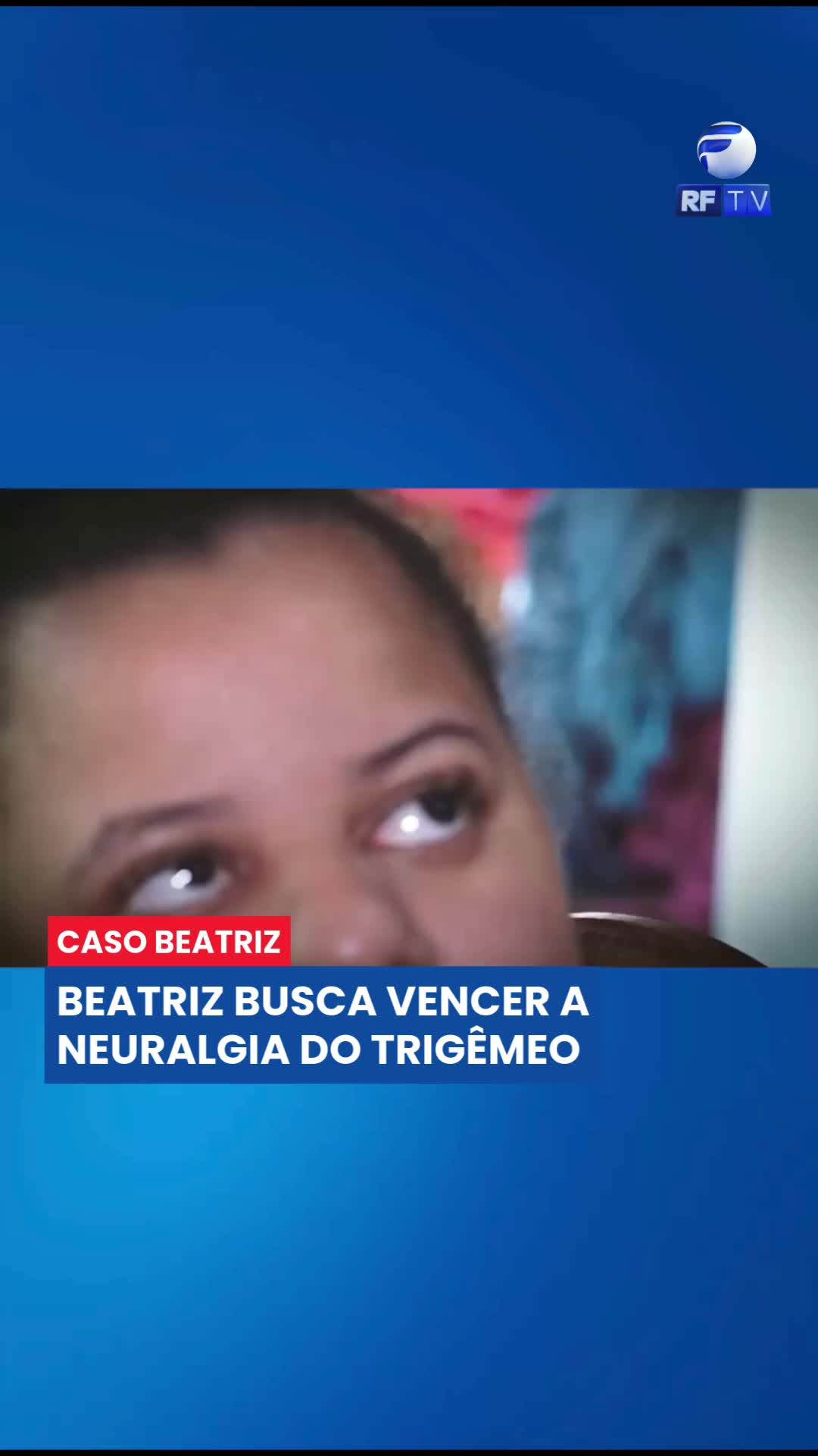 Campanha busca ajudar Beatriz em tratamento contra a “pior dor do mundo”

Beatriz enfrenta a neuralgia do trigêmeo, uma doença neurológica rara conhecida como “a pior dor do mundo”. A condição afeta o nervo responsável pela sensibilidade da face e provoca dores intensas e constantes.

Para tratar a doença, ela precisa passar por uma cirurgia de crânio aberto, que será realizada em Curitiba, no Paraná, com o especialista Irlon Oliveira.

Agora, a esperança de Beatriz está na medicina especializada e também na solidariedade de quem puder contribuir para ajudar no tratamento.

Pix para doação:
beatrizgiovana75@gmail.com

#ajuda #solidariedade #campanha #doação #saúde #neuralgiadotrigemeo #esperança #curitiba #paraná