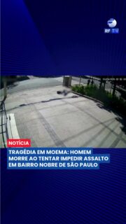 Uma tentativa de assalto terminou em morte na manhã deste domingo, no bairro de Moema, zona sul de São Paulo. Imagens de segurança registraram o momento em que um criminoso, disfarçado de entregador de aplicativo, abordou um casal que caminhava pela calçada para roubar alianças.

Um homem de 46 anos, identificado como pessoa em situação de rua, percebeu a ação e tentou intervir para ajudar as vítimas. Durante o confronto, o assaltante disparou contra a cabeça do homem e, na fuga, ainda passou com a moto por cima da vítima. Ele foi socorrido em estado grave, mas infelizmente não resistiu aos ferimentos. O caso ocorreu próximo ao Parque do Ibirapuera em um horário de grande movimentação. A polícia isolou a área para perícia e segue em busca do suspeito, que conseguiu fugir.
#SegurançaSP #Moema #NoticiasSP #PoliciaCivil #SaoPaulo #SegurancaPublica #Jornalismo #Informativo