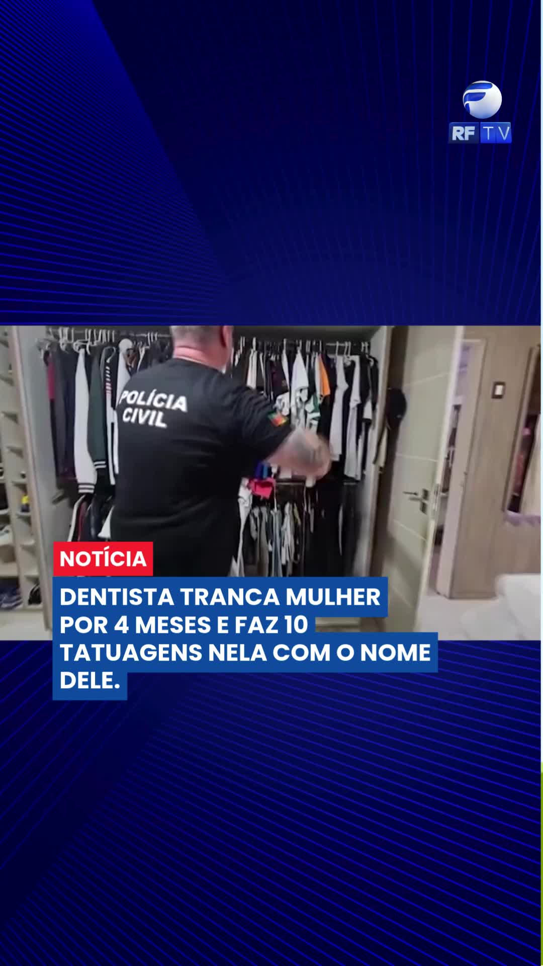 Dentista é preso após manter companheira em cárcere, agredi-la e forçá-la a tatuar o nome dele no corpo.

O homem, de 40 anos, foi capturado durante a Operação Ötzi, realizada por policiais civis do Rio Grande do Sul e de Santa Catarina. Segundo a investigação, a vítima, de 39 anos, ficou em cárcere por cerca de quatro meses, sendo impedida de sair de casa, manter contato com familiares e até usar o celular.

Ela relatou ainda ter sido agredida diversas vezes e obrigada a fazer 10 tatuagens com o nome do companheiro. A fuga aconteceu no início de abril, quando o suspeito tomou um medicamento para dormir — momento em que ela conseguiu ir até uma delegacia pedir ajuda.

Os mandados foram cumpridos em Itapema (SC), onde o casal morava. Durante a operação, a polícia apreendeu armas de fogo, dispositivos eletrônicos e outros materiais. Os bens da vítima foram recuperados e devolvidos.

As investigações também apontam que o suspeito já possui histórico de violência contra outras mulheres.

#Polícia #ViolênciaContraMulher #CárcerePrivado #Justiça #Segurança #Brasil #Notícias