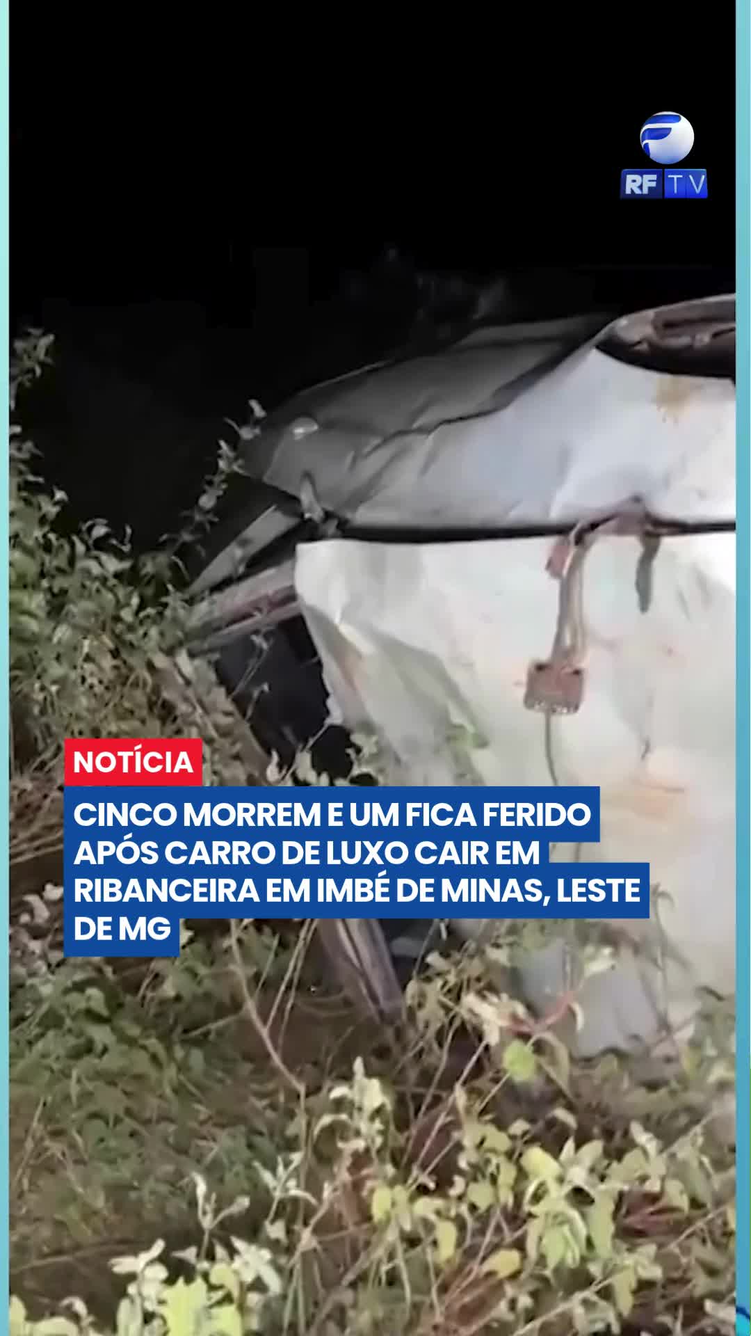🚨 Tragédia em Minas Gerais: cinco pessoas morreram após uma BMW capotar e despencar cerca de 100 metros abaixo do nível da estrada, em Imbé de Minas.

O resgate mobilizou equipes do Corpo de Bombeiros, que utilizaram técnicas de rapel para acessar o local de difícil alcance. Uma sexta vítima foi socorrida com vida. Na manhã seguinte ao acidente, os bombeiros localizaram mais uma vítima fatal a cerca de 30 metros do veículo.

Todas as vítimas eram moradoras de Inhapim. A Polícia Civil investiga as circunstâncias da tragédia. 

#MinasGerais #ImbéDeMinas #Acidente #Bombeiros #Tragédia #PolíciaCivil #Notícias