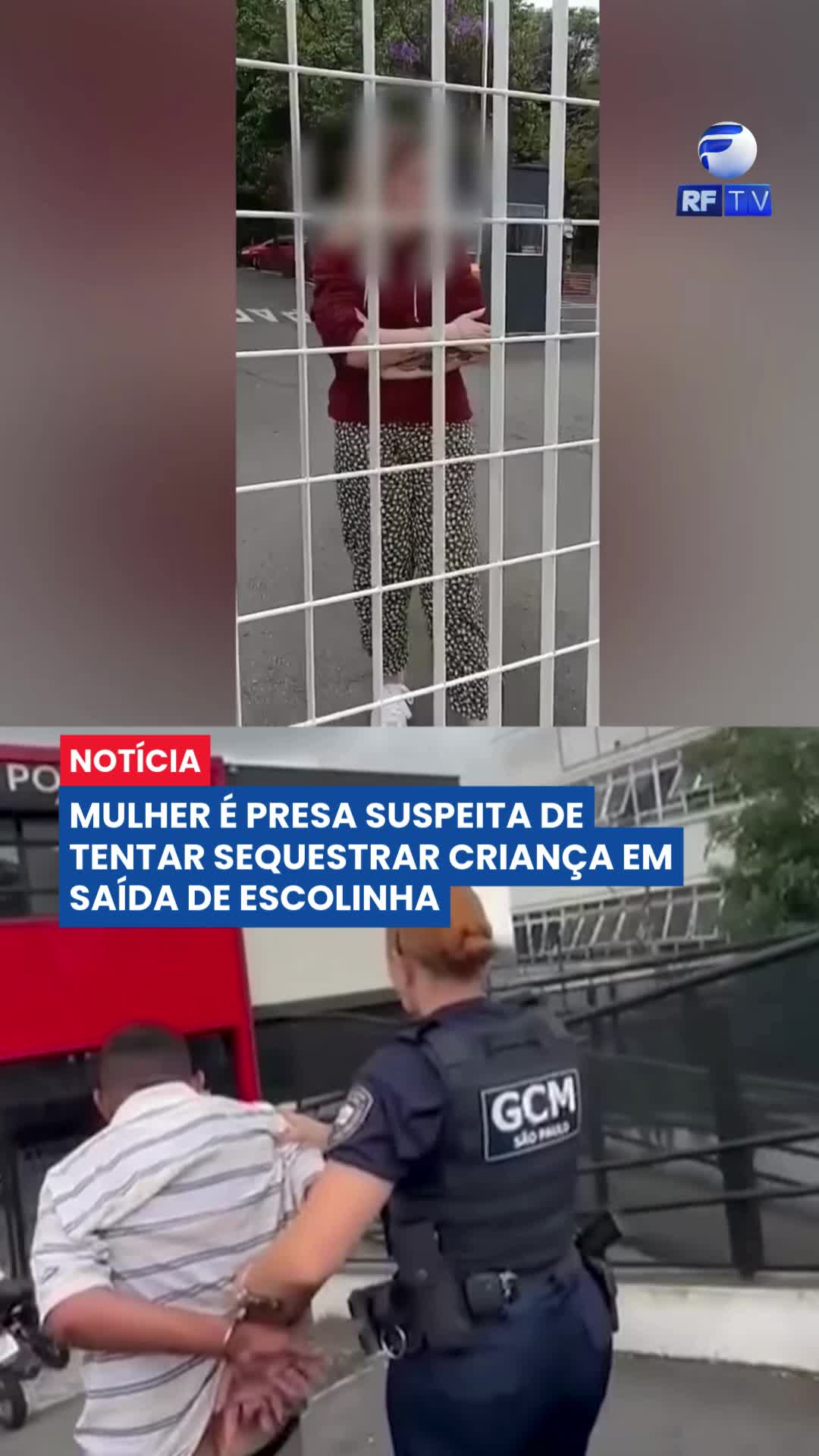 🚨 Tentativa de sequestro assusta pais na zona leste de São Paulo

Uma tentativa de sequestro mobilizou pais e responsáveis na zona leste de São Paulo. Uma mulher tentou levar um menino à força no momento em que ele saía da escola após aulas extracurriculares.

Segundo a mãe da criança, Graciela, a suspeita agarrou o garoto pelo braço e tentou arrastá-lo. A mãe reagiu imediatamente e pediu ajuda. Dois pais que estavam próximos intervieram e conseguiram conter a mulher até a chegada da polícia.

A mãe afirmou que nunca tinha visto a suspeita, mas outro responsável relatou que ela já teria tentado abordar outra criança anteriormente na mesma escola.

Casos parecidos também foram registrados recentemente em bairros como Capão Redondo, na zona sul, e Barra Funda, na zona oeste da capital, o que tem aumentado a preocupação de famílias na cidade.

A mulher foi levada para prestar depoimento, mas acabou liberada por não ter sido presa em flagrante. Um exame psiquiátrico foi solicitado após ela apresentar falas desconexas durante o interrogatório.

A Secretaria de Segurança Pública de São Paulo informou que acompanha o caso e investiga as circunstâncias da ocorrência.

#SãoPaulo #Segurança #TentativaDeSequestro #Alerta #Notícia #Polícia #ZonaLeste
