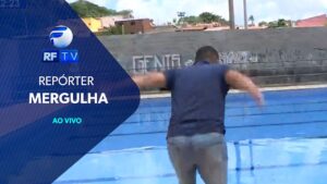 Alerta Total – Repórter mergulha ao vivo após autorização do telespectador