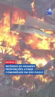 Um incêndio de grandes proporções atingiu uma comunidade em São Paulo e provocou momentos de tensão entre os moradores. As chamas se espalharam rapidamente, consumindo diversas estruturas da região.
Equipes do Corpo de Bombeiros foram acionadas para combater o fogo e evitar que as chamas alcançassem outras residências. A fumaça intensa pôde ser vista de diferentes pontos da cidade.
As autoridades trabalham para avaliar os danos e apurar as causas do incêndio. Até o momento, o caso segue sendo acompanhado pelos órgãos responsáveis.
#SãoPaulo #Incêndio #Bombeiros #Emergência #SP #Notícias #Brasil #Urgente #Tragédia