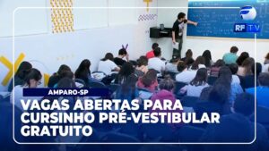 Inscrições para cursinho pré-vestibular gratuito em Amparo.