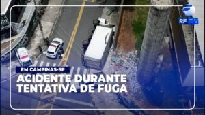 Fuga de bandidos causa acidente no Jardim Ouro Preto