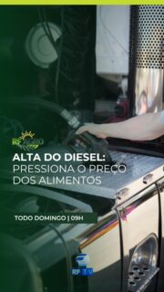 Diesel mais caro, comida mais cara.
O aumento do combustível encarece o transporte e impacta diretamente o preço dos alimentos que chegam à sua mesa. Mas você sabe por que isso acontece?
Essas e outras informações direto do campo você confere neste domingo, a partir das 9h, no RF Agro, com Juliana de Paula.
📺 Onde assistir:
• RFTV – TV aberta canal 8.1
• TVRO Embratel – canal 120
• YouTube RFTV
• App RFTV Play
#RFAgro #JulianaDePaula #Agronegócio #Campo #Diesel #Economia #Alimentos #RFTV