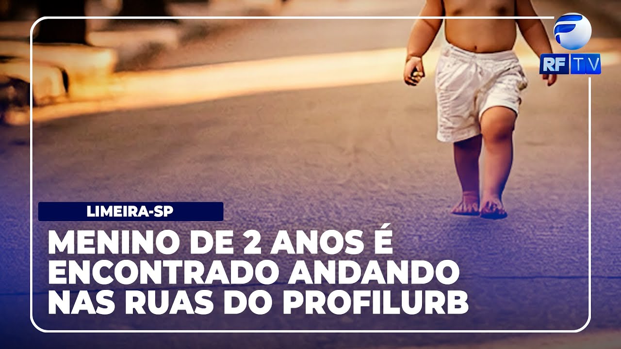 Alerta Total – Criança é encontrada sozinha andando na rua em Limeira