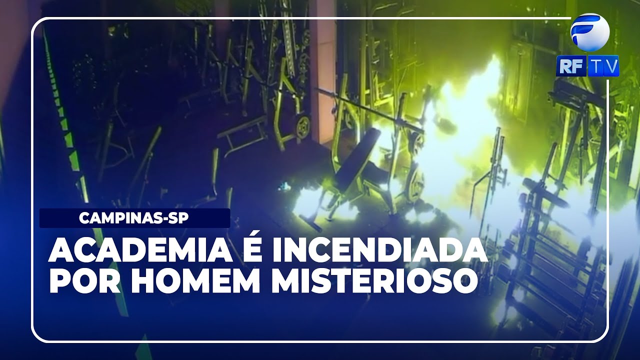 Alerta Total – Academia é incendiada por dupla misteriosa em Campinas