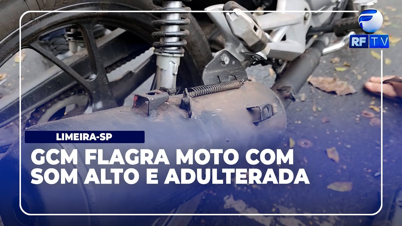 Alerta Total – Moto é flagrada com irregularidades em Limeira