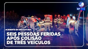 Tá no Ar Campinas – Seis pessoas ficaram feridas após colisão em Indaiatuba