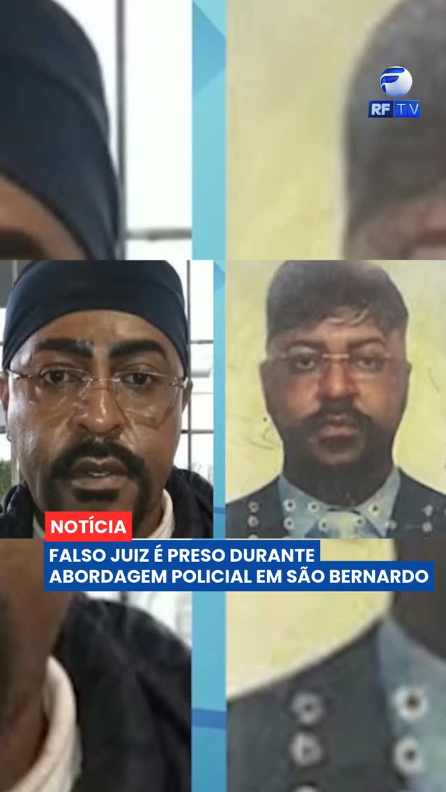 🚔 Um estudante de Direito, de 53 anos, foi preso em São Bernardo do Campo, no ABC Paulista, após, segundo a polícia, tentar se passar por juiz durante uma abordagem.

O homem dirigia um carro de luxo que tinha símbolos relacionados à Justiça. Durante a verificação dos documentos, os policiais identificaram inconsistências na identidade apresentada. Ele teria afirmado ser juiz criminal e professor universitário, mas não conseguiu comprovar as informações.

A investigação aponta ainda que o suspeito possui 78 processos e 34 inquéritos, sendo 22 por estelionato, além de um mandado de prisão em aberto. A polícia também apura possíveis novas fraudes.

👉 Acompanhe os próximos desdobramentos do caso na RFTV e no Portal Veloz.

#RFTV #PortalVeloz #SãoBernardoDoCampo #Polícia #Investigação #Segurança